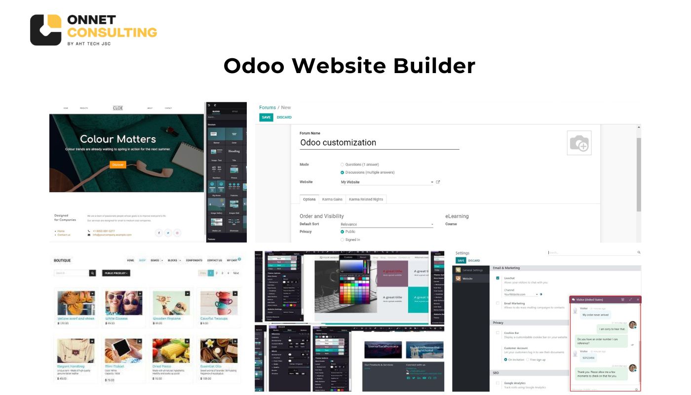 Odoo Website Builder